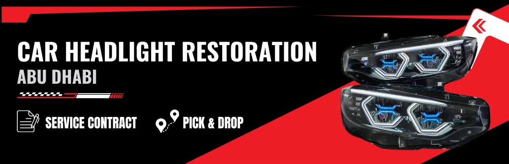 Professional Car Headlight Restoration Service in Abu Dhabi