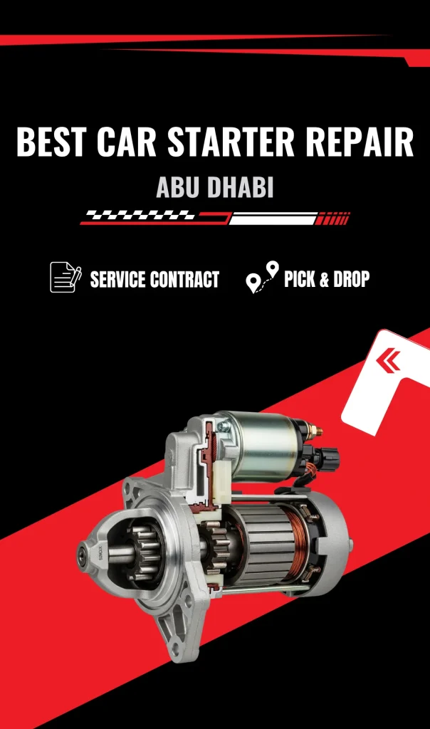 Expert Car Starter Repair Service in Abu Dhabi - Mussafah