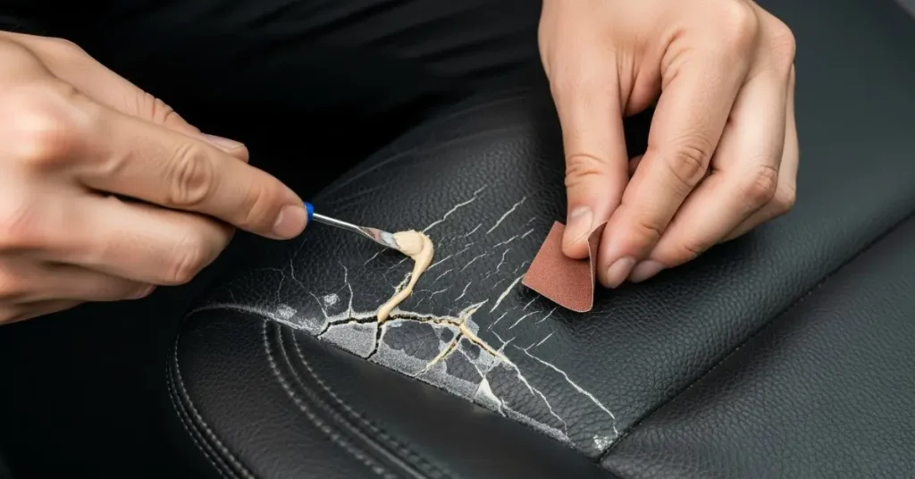 Repair Leather Car Seats with Cracks